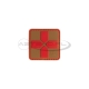 JTG - Naszywka 3D PVC - Red Cross 40 mm - Coyote Red