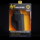 MFT - Kabura wewnętrzna IWB do pistoletu Glock 17, 22 - Czarna - HGL17AIWBA-BL