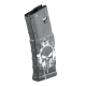 MFT - Magazynek polimerowy Extreme Duty Punisher Skull do AR-15 / M4 - 5,56 x 45 mm/.223 - 30 naboi - Czarny - EXDPM556D-PSS-WH