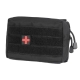 Mil-Tec - Apteczka z wyposażeniem First Aid Set - Mała, 25 elementów - Czarna - 16025302