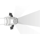 Petzl - Latarka czołowa LED Actik - 450 lm - Szara - E063AA00