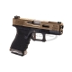 WE Replika pistoletu G19 Force Custom - Gold