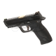WE - Replika pistoletu WET-05 BK Gold Barrel Full Metal
