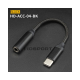 WoSport - Adapter USB-C na Audio 3,5 mm - 12 cm