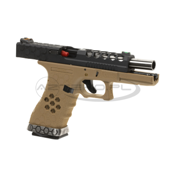 AW Custom - Replika pistoletu VX0111 Hex-Cut - Full Metal GBB